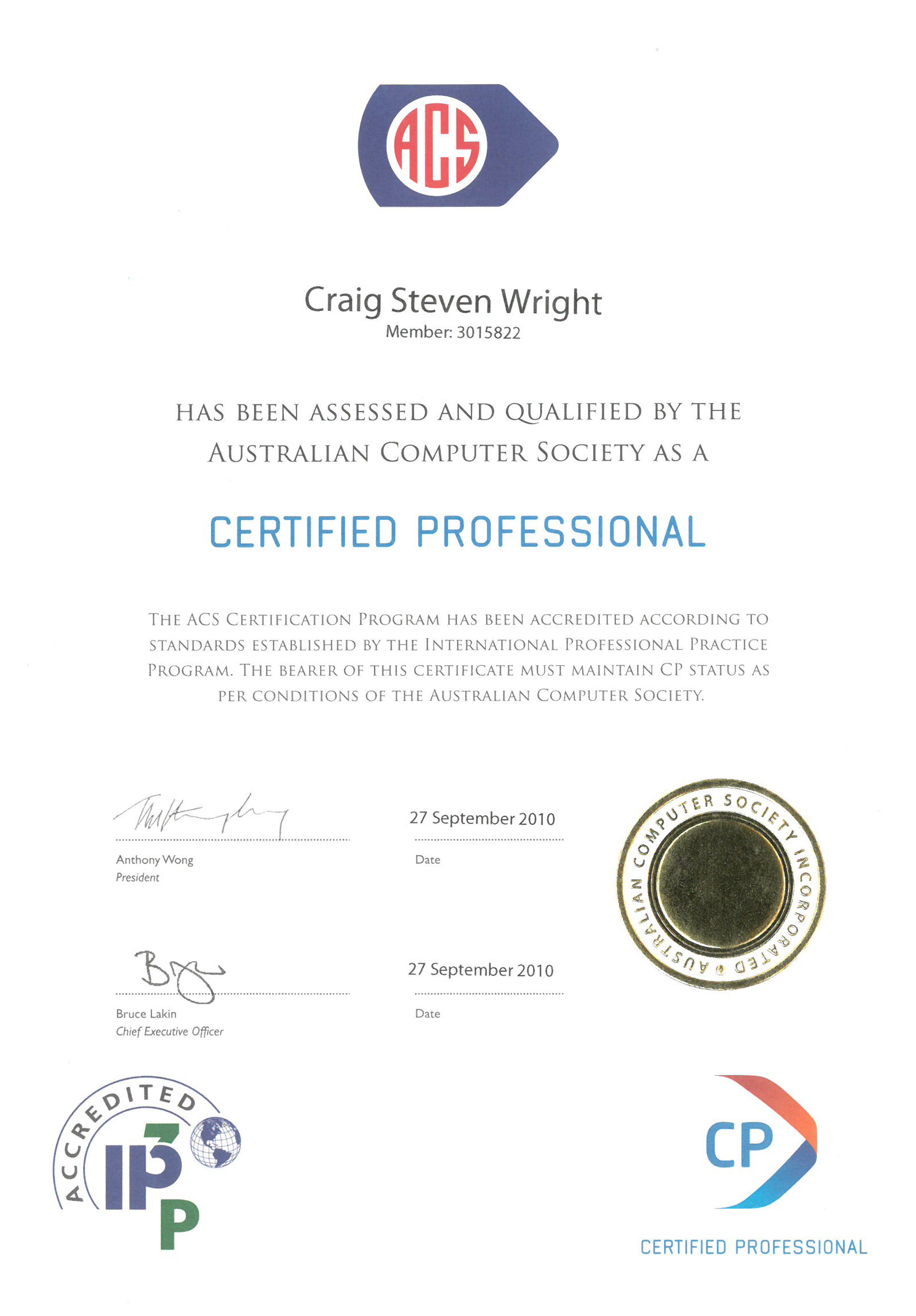 Certified Professional