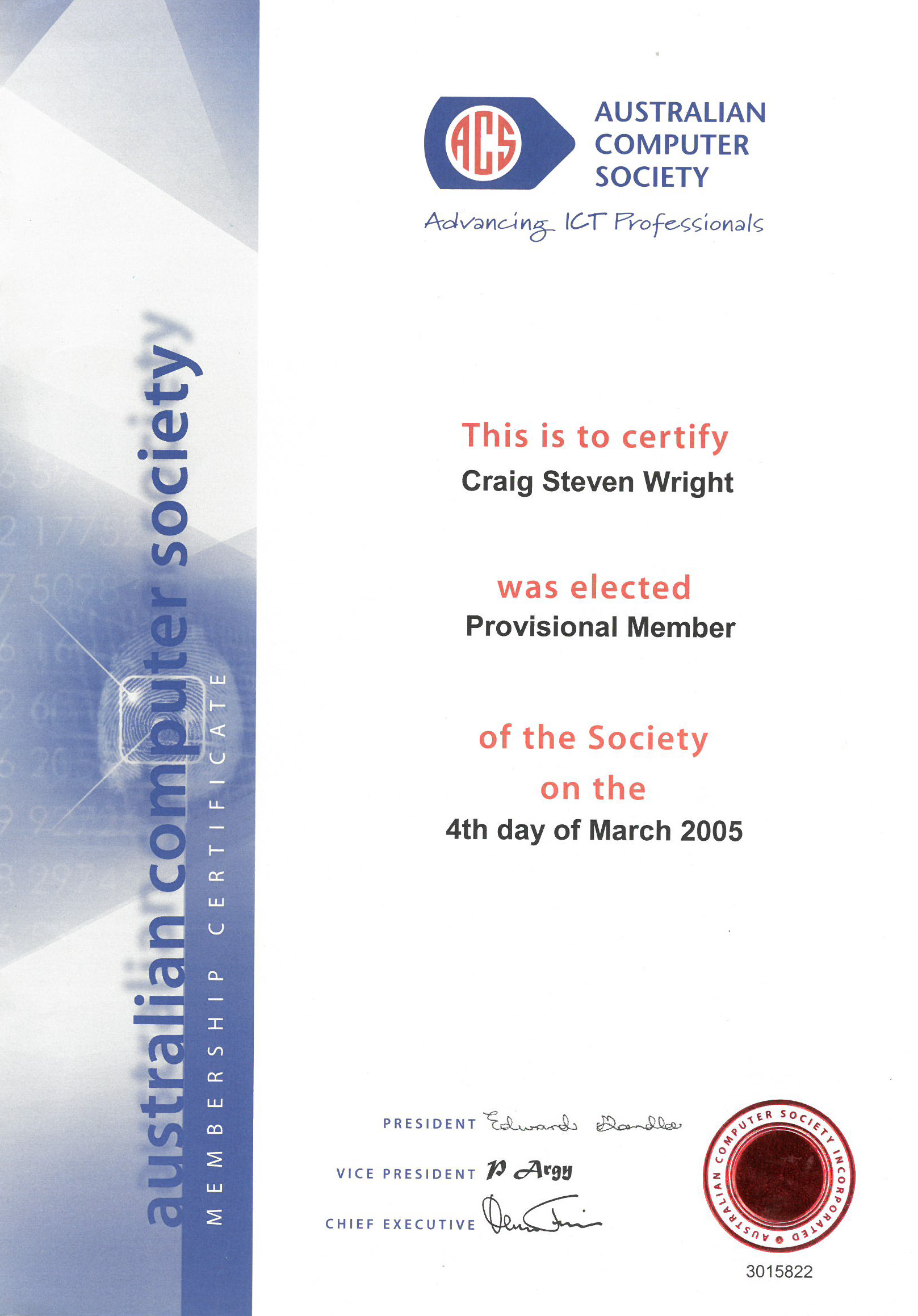 Provisional Member