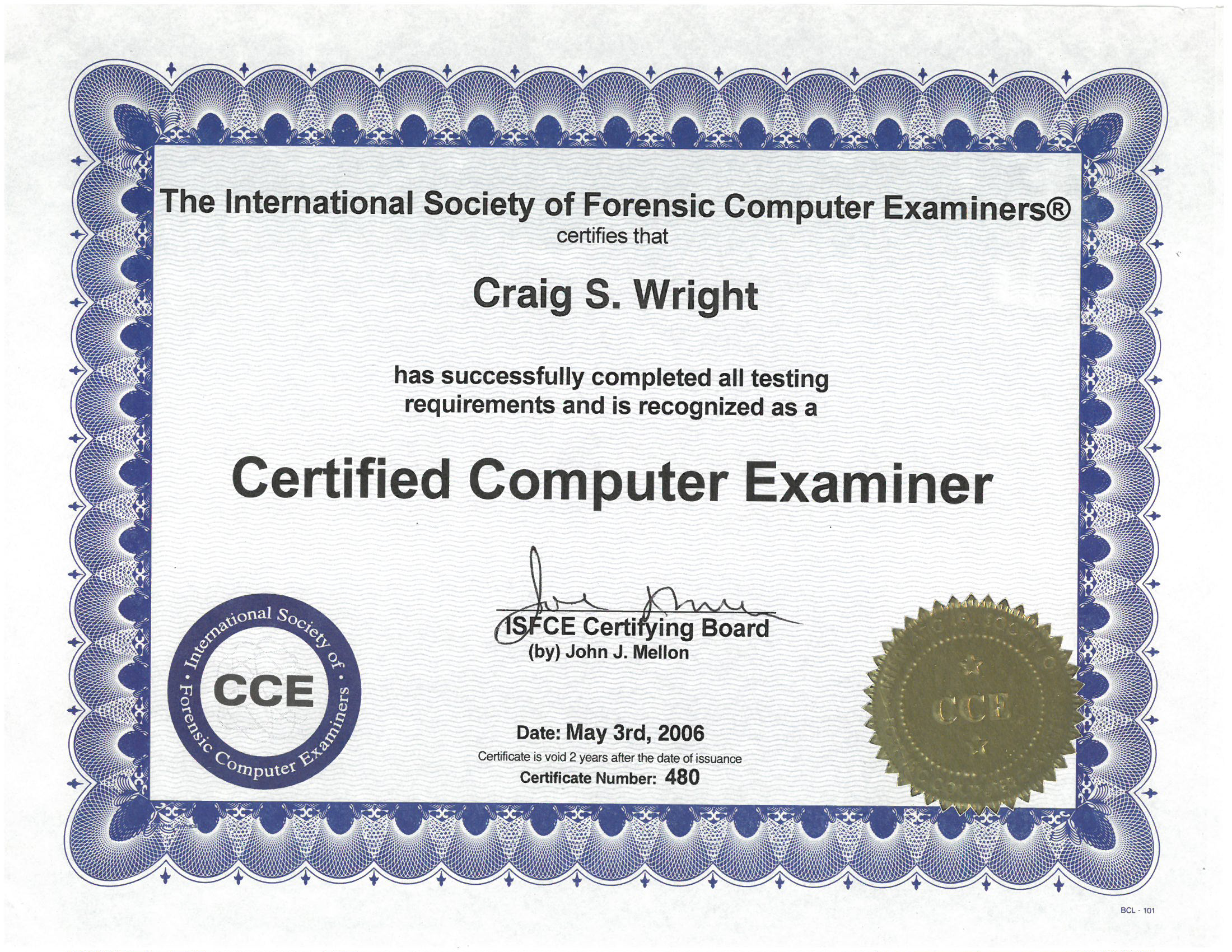 Certified Computer Examiner