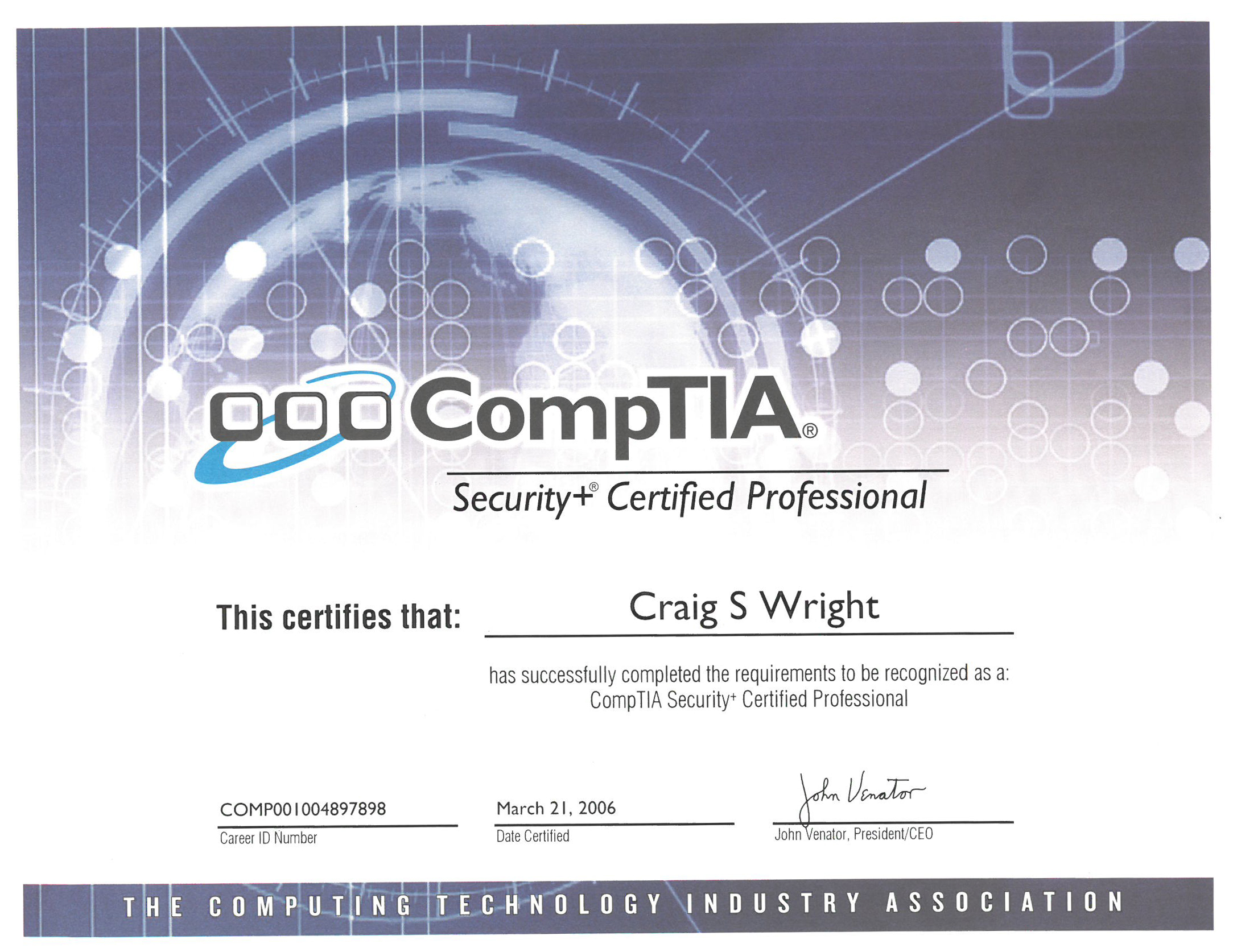 CompTIA Security+ Certified Professional