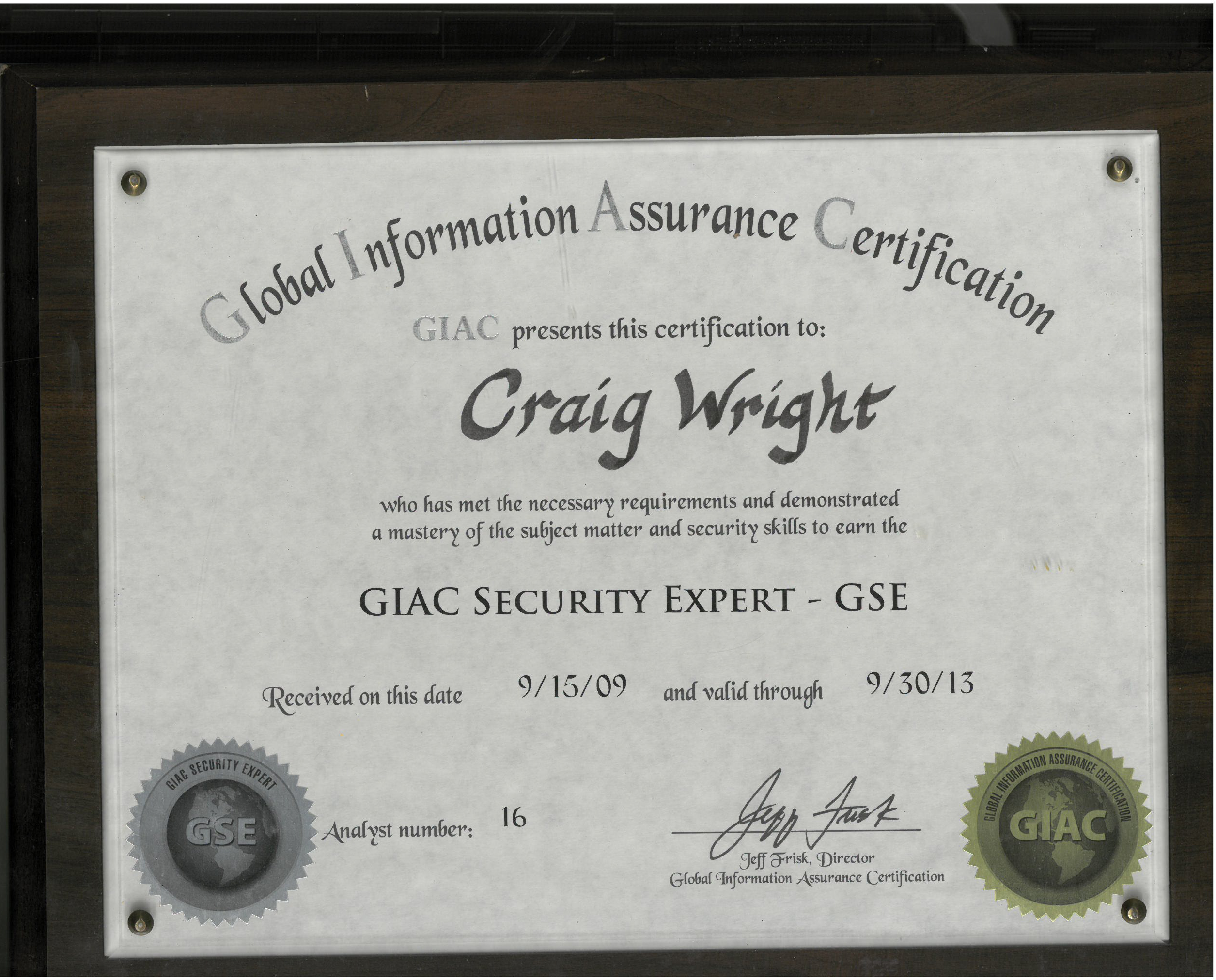 GIAC Platinum Security Expert - GSE