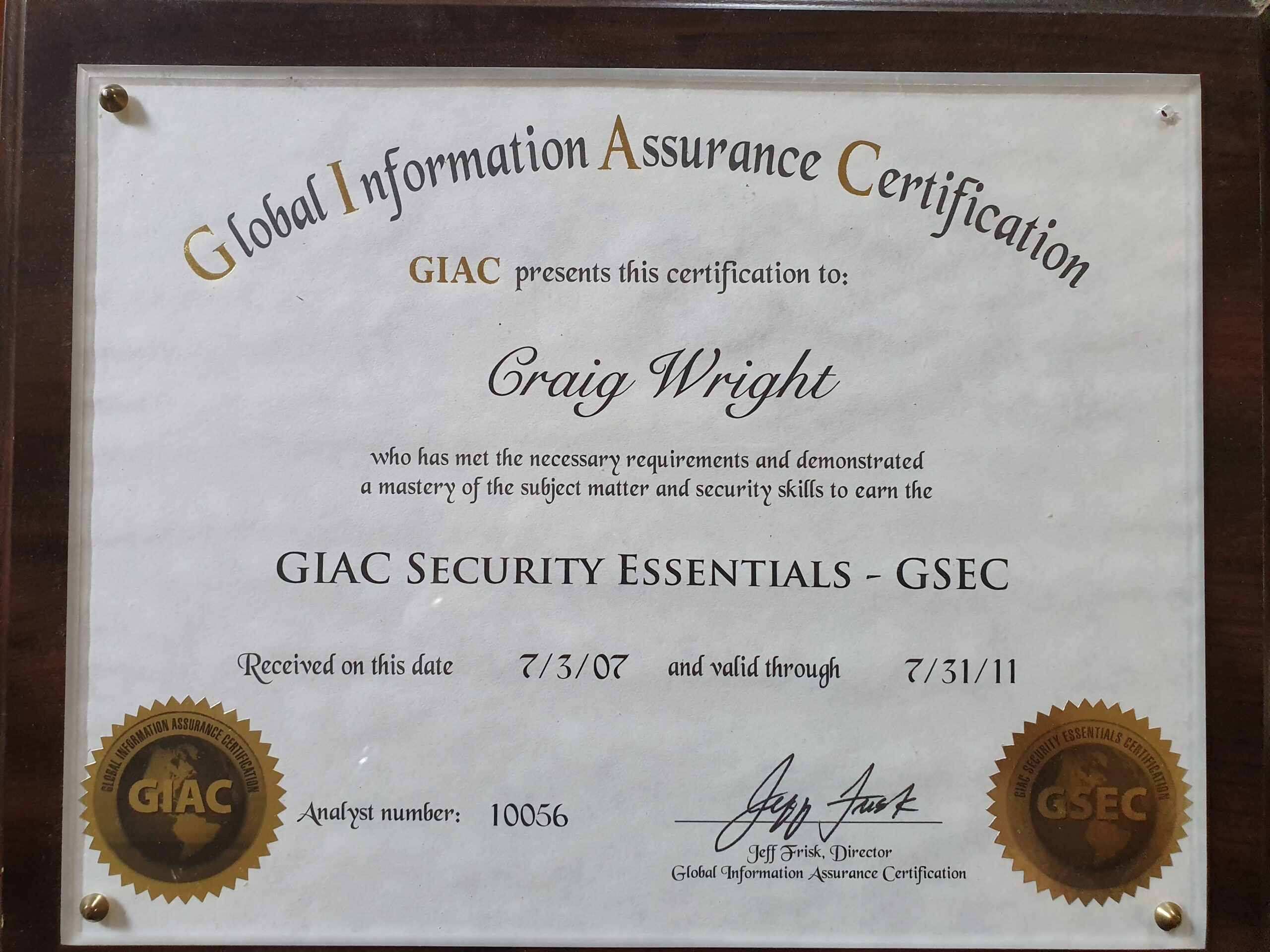 GIAC Security Essentials - GSEC