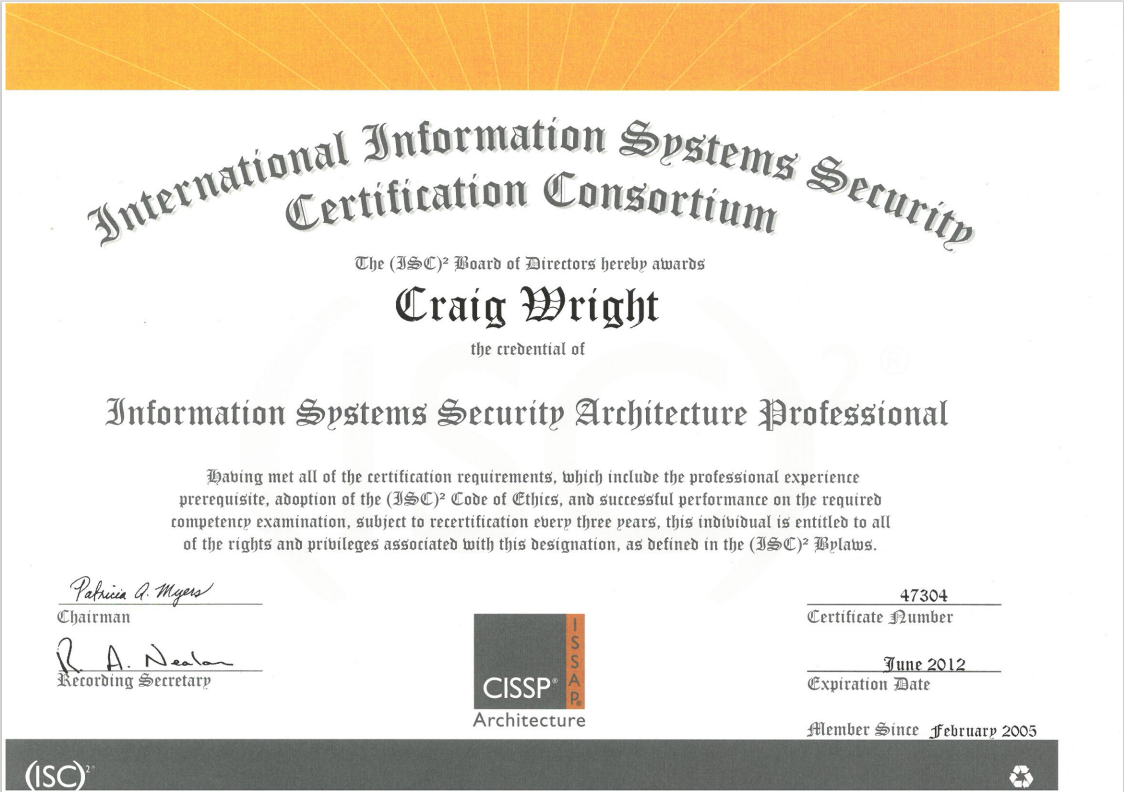 CISSP Information Systems Security Architecture Professional