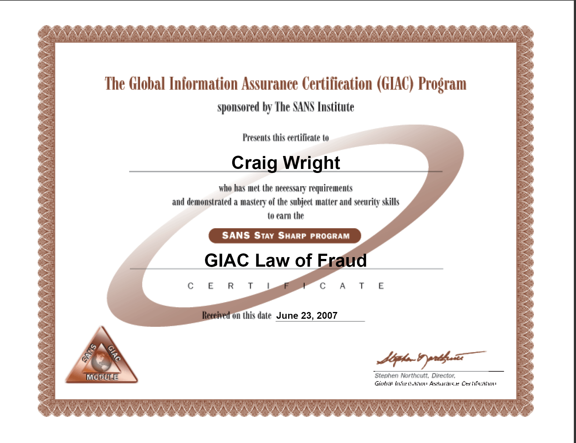 GIAC Law of Fraud