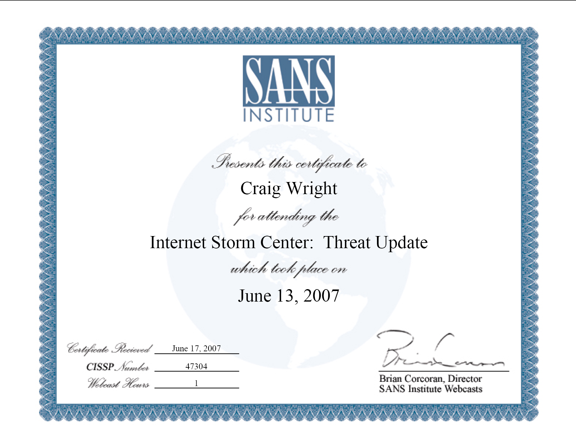 SANS Internet Storm Center: Threat Update