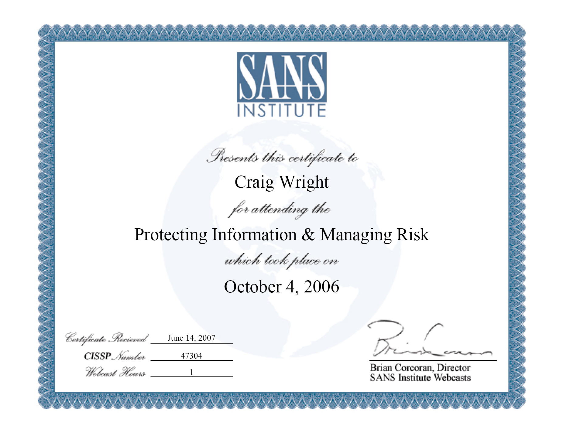 SANS Protecting Information & Managing Risk