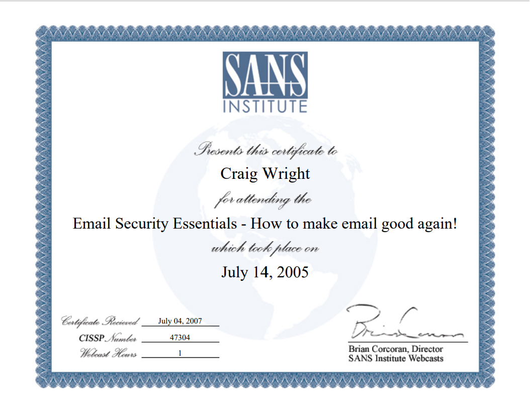 SANS Security Essentials - How to make email good again